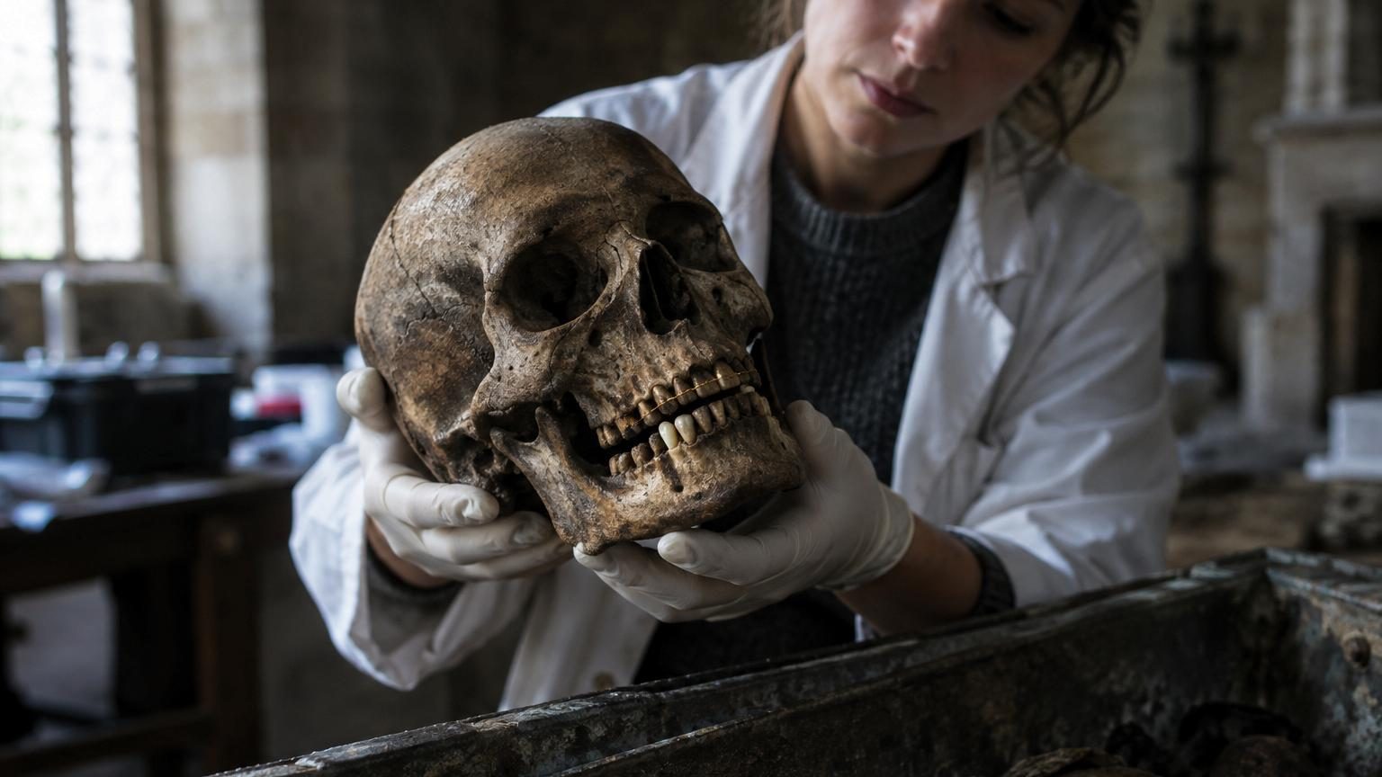 Son cercueil de plomb ouvert en 1988 dans un château français : cette aristocrate du XVIIe siècle avait un secret pour garder ses dents