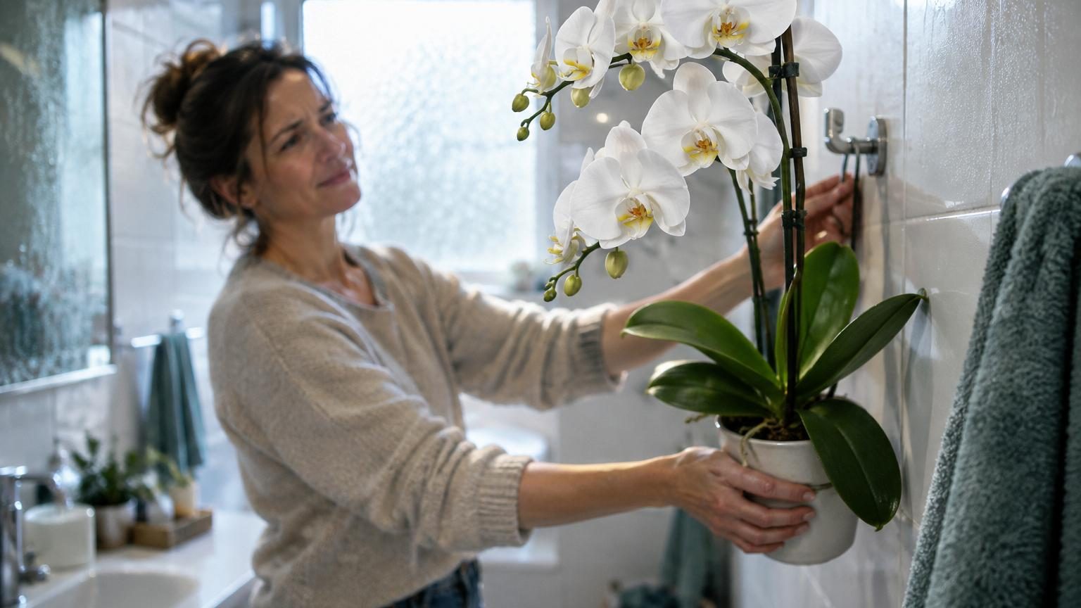 Son orchidée ne refleurissait plus depuis des mois : ce n'est pas le rebord de fenêtre qu'il fallait choisir, mais cette pièce insolite de la maison