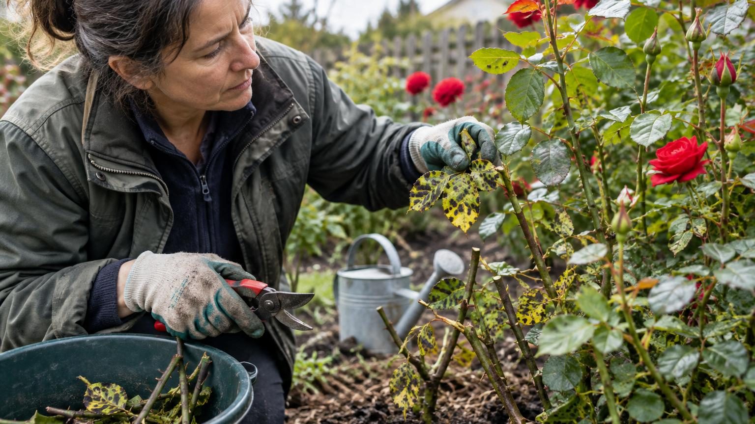 Taches noires sur les rosiers : 3 gestes à faire en mars pour des feuilles saines tout l'été