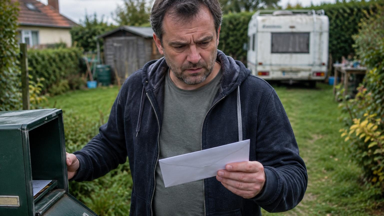 Thierry range son camping-car au bout du jardin : huit mois plus tard, une lettre de la mairie l'attend dans sa boîte aux lettres