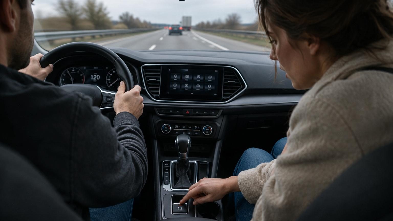 Tirer le frein à main électrique en roulant : voici ce qui se passe vraiment, et c'est moins fou qu'on l'imagine