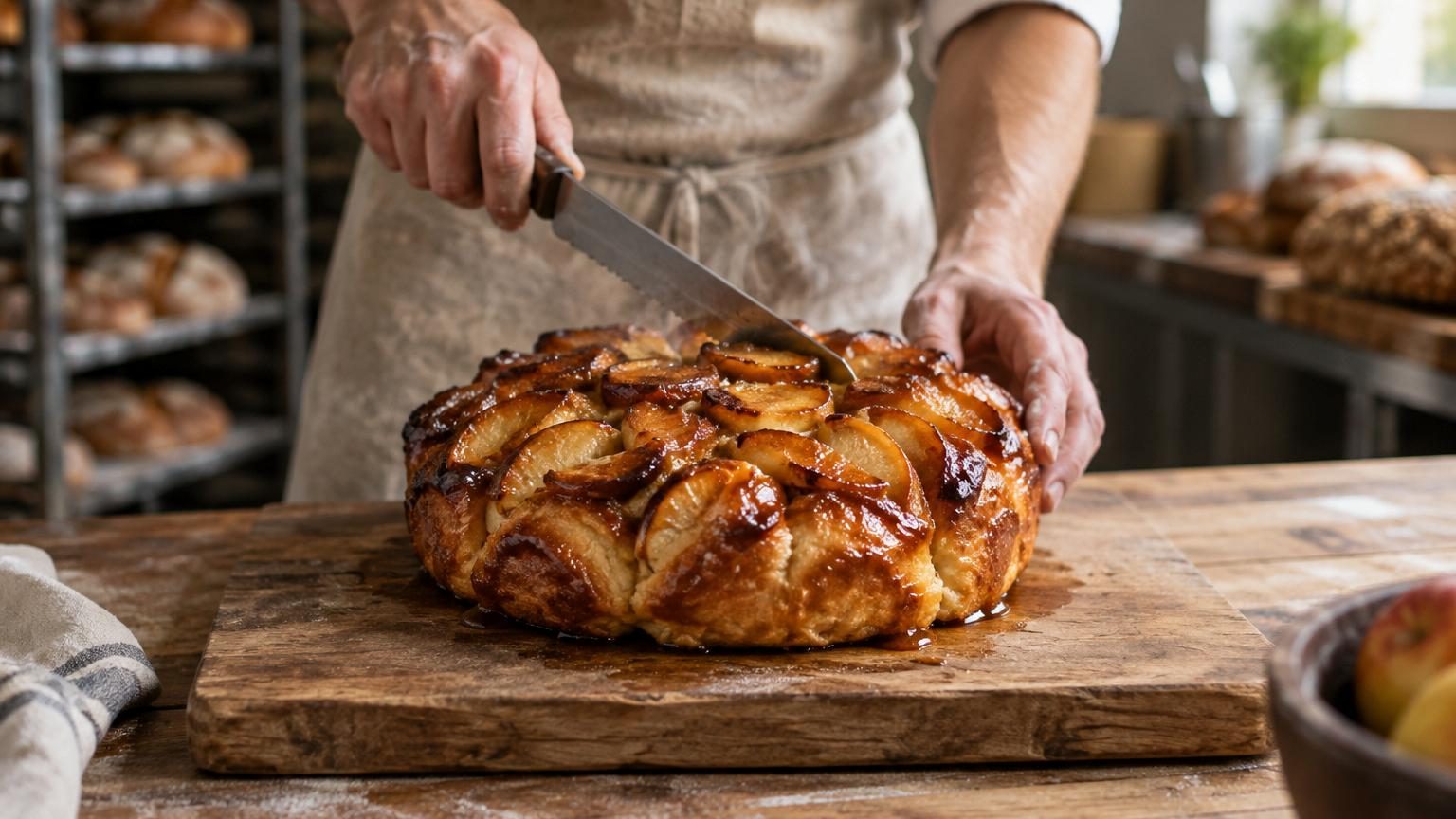 « Un bon petit goût de boulangerie artisanale » : la brioche aux pommes caramélisées qui met tout le monde d&rsquo;accord