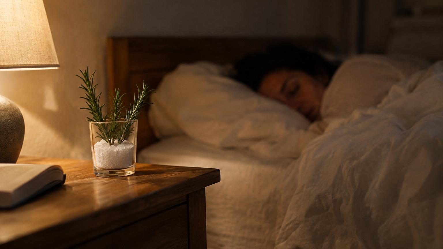 Un brin de romarin sur la table de nuit pour mieux dormir : ce que dit vraiment la science sur ce parfum apaisant