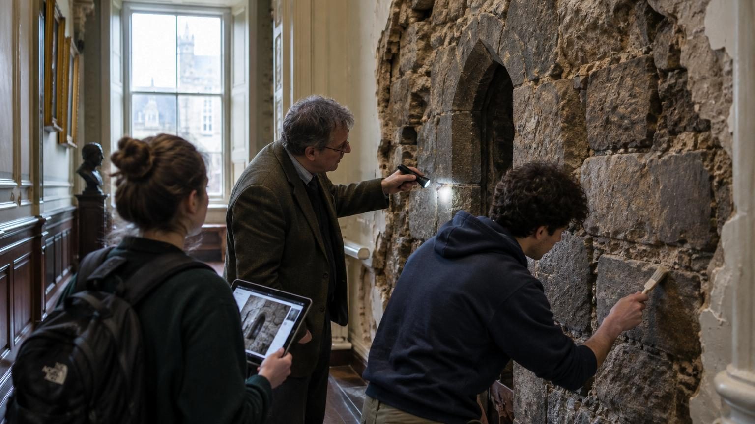 Un château médiéval disparu depuis des siècles retrouvé sur un campus universitaire : il était caché dans un bâtiment victorien
