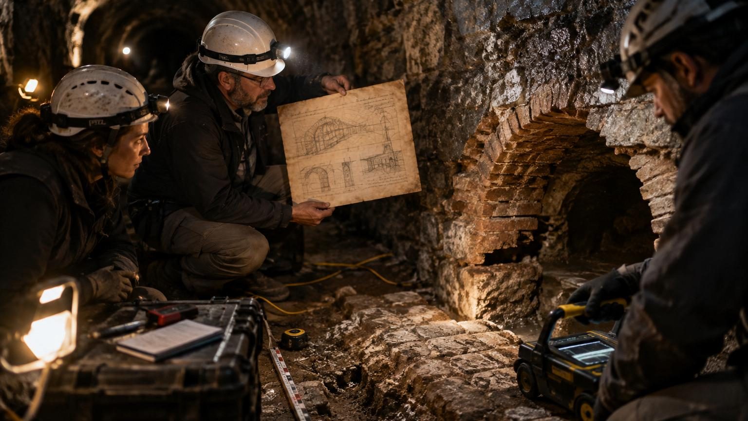 Un croquis oublié de Léonard de Vinci met les archéologues sur la piste : des tunnels secrets découverts sous un château du XVe siècle