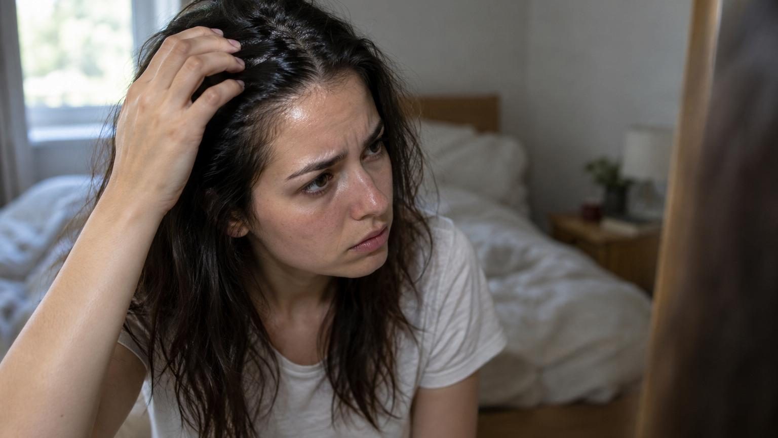 Un cuir chevelu gras en permanence : selon une dermatologue, ce signe peut révéler une maladie qui touche 1 femme sur 10