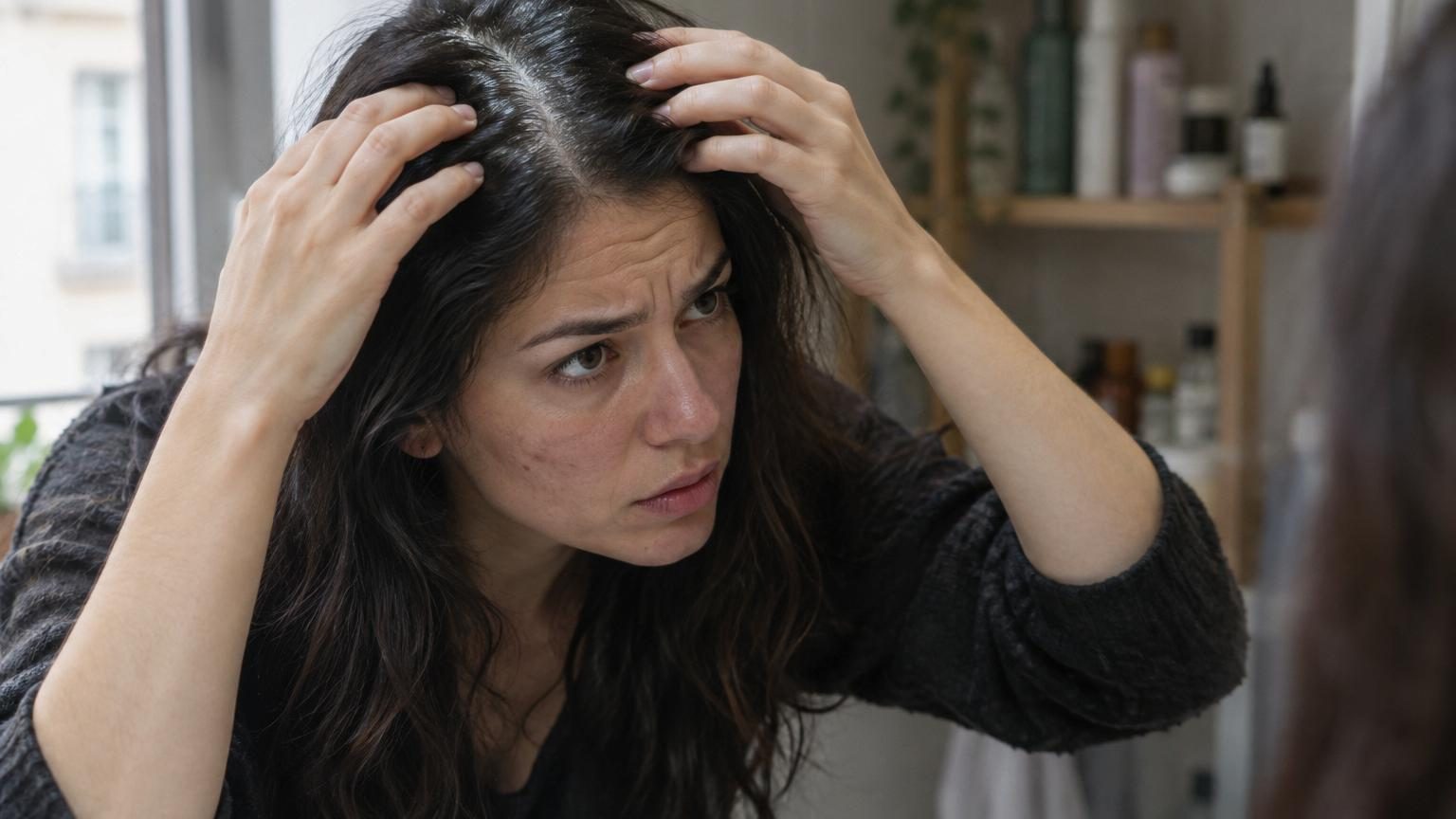 Un cuir chevelu gras en permanence : une médecin alerte sur un signe d'une maladie qui touche 1 femme sur 10