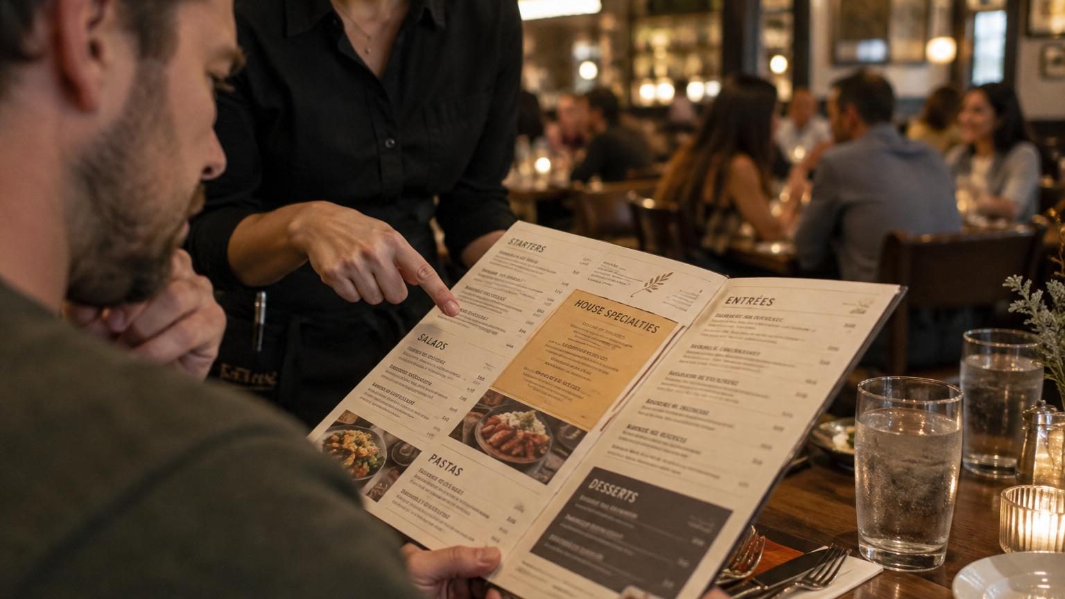 Un data scientist révèle les 10 astuces psychologiques des restaurants : la première se cache dans la carte des menus