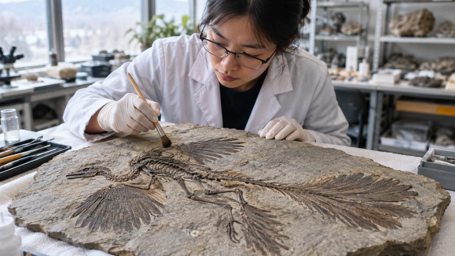 Un dinosaure à plumes découvert en Chine bouleverse l'histoire du vol : ce rapace pouvait probablement voler, et il n'était pas un oiseau