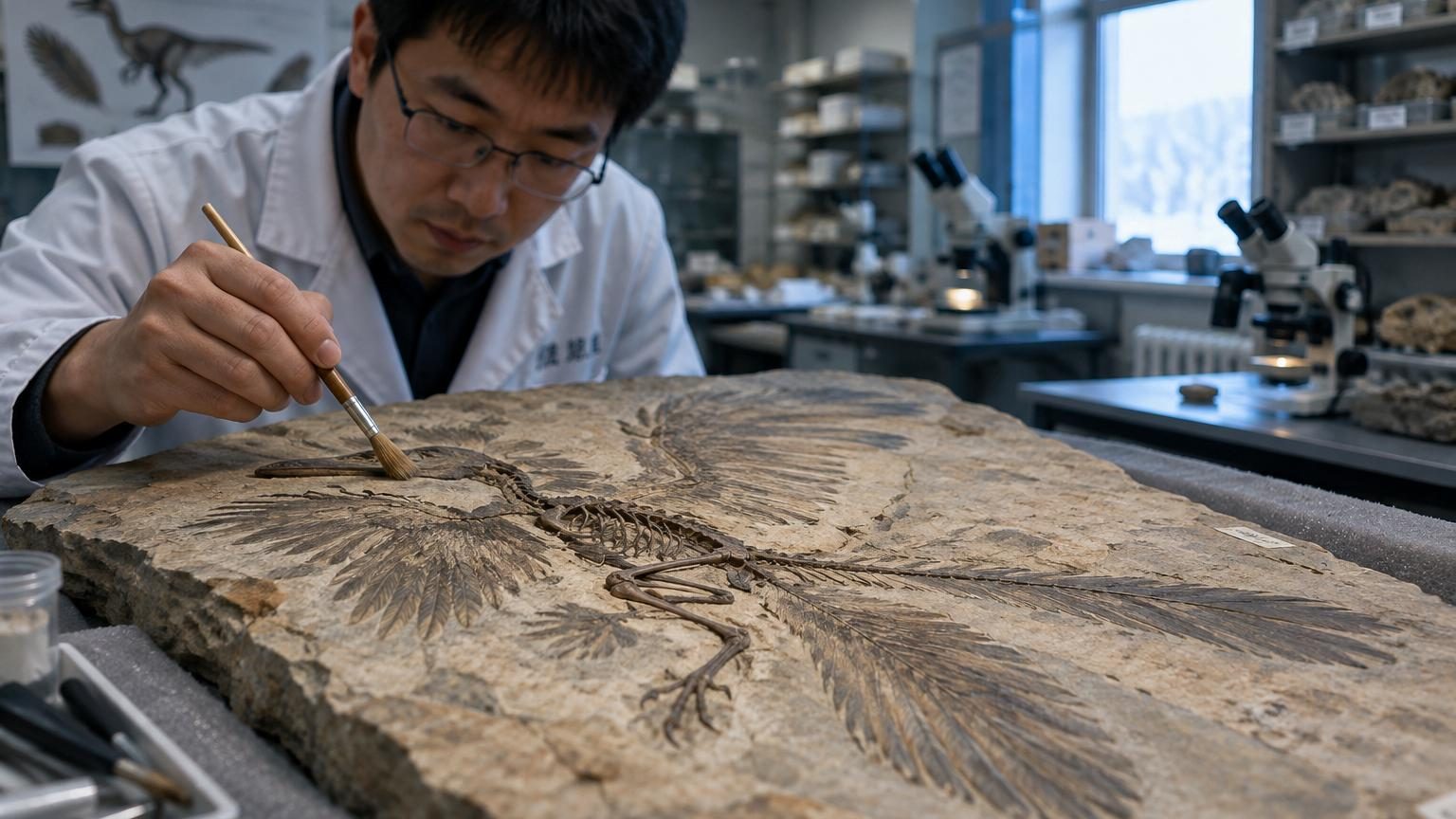 Un dinosaure à plumes exceptionnellement conservé découvert en Chine : il pouvait probablement voler, et cela change tout sur l'origine du vol