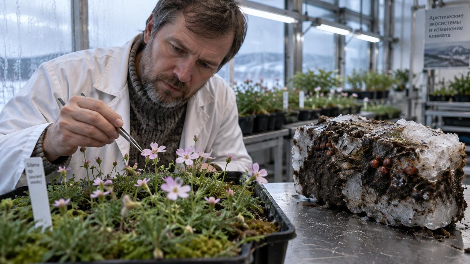 Un écureuil a enterré des fruits en Sibérie il y a 32 000 ans : des chercheurs russes en ont fait fleurir 36 plantes, puis l'ADN a corrigé l'espèce
