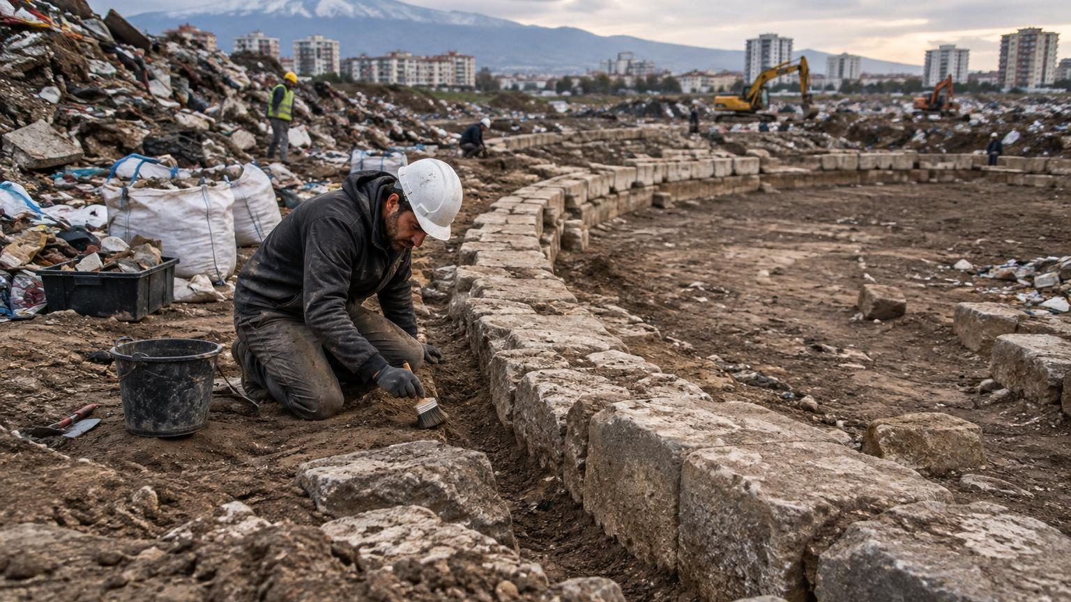 Un hippodrome romain de 450 mètres retrouvé sous une décharge en Turquie : les déchets l'ont protégé au lieu de le détruire