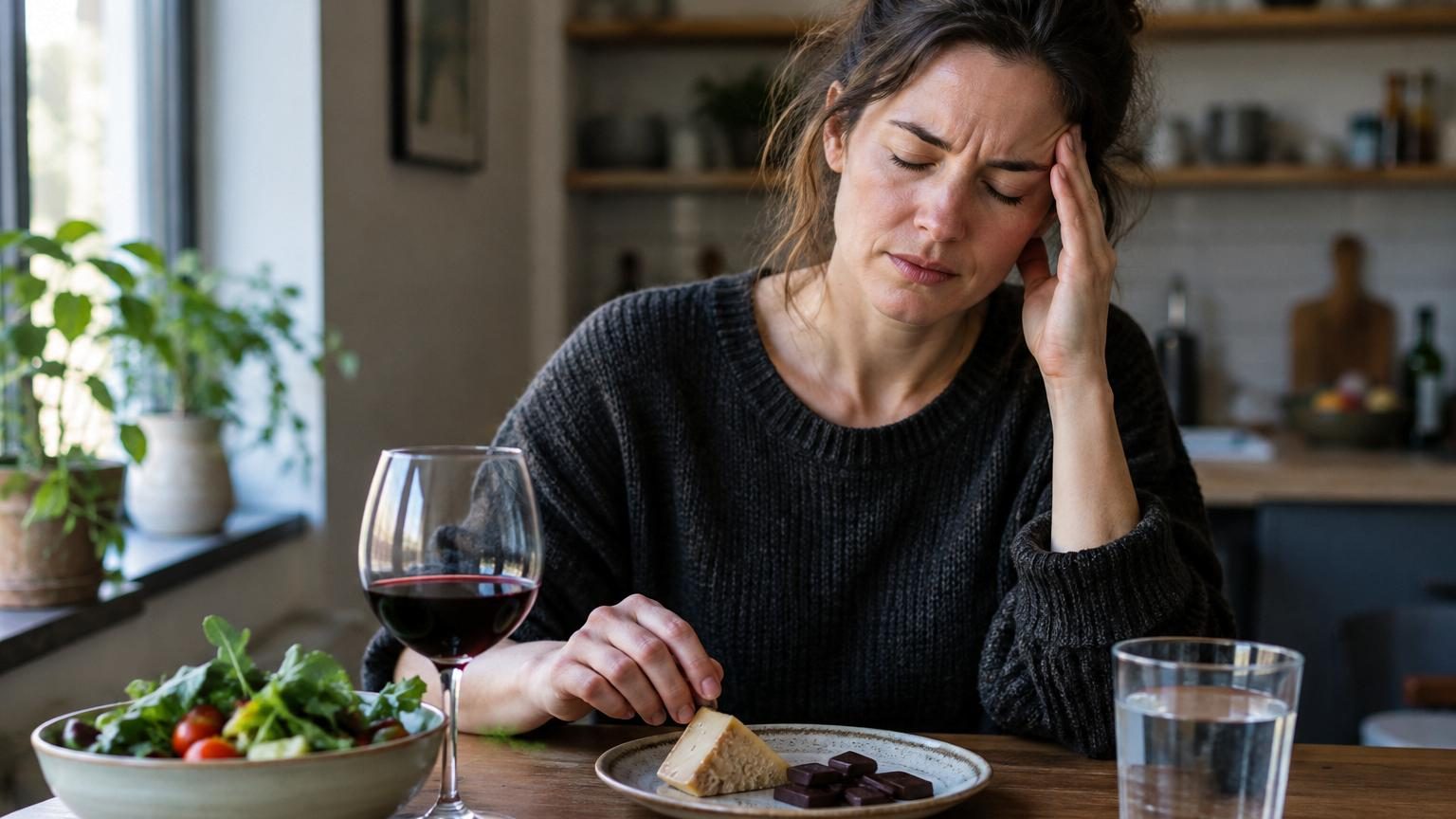 Un neurologue alerte : le fromage affiné, le chocolat et le vin favorisent la migraine, voici comment ajuster son alimentation