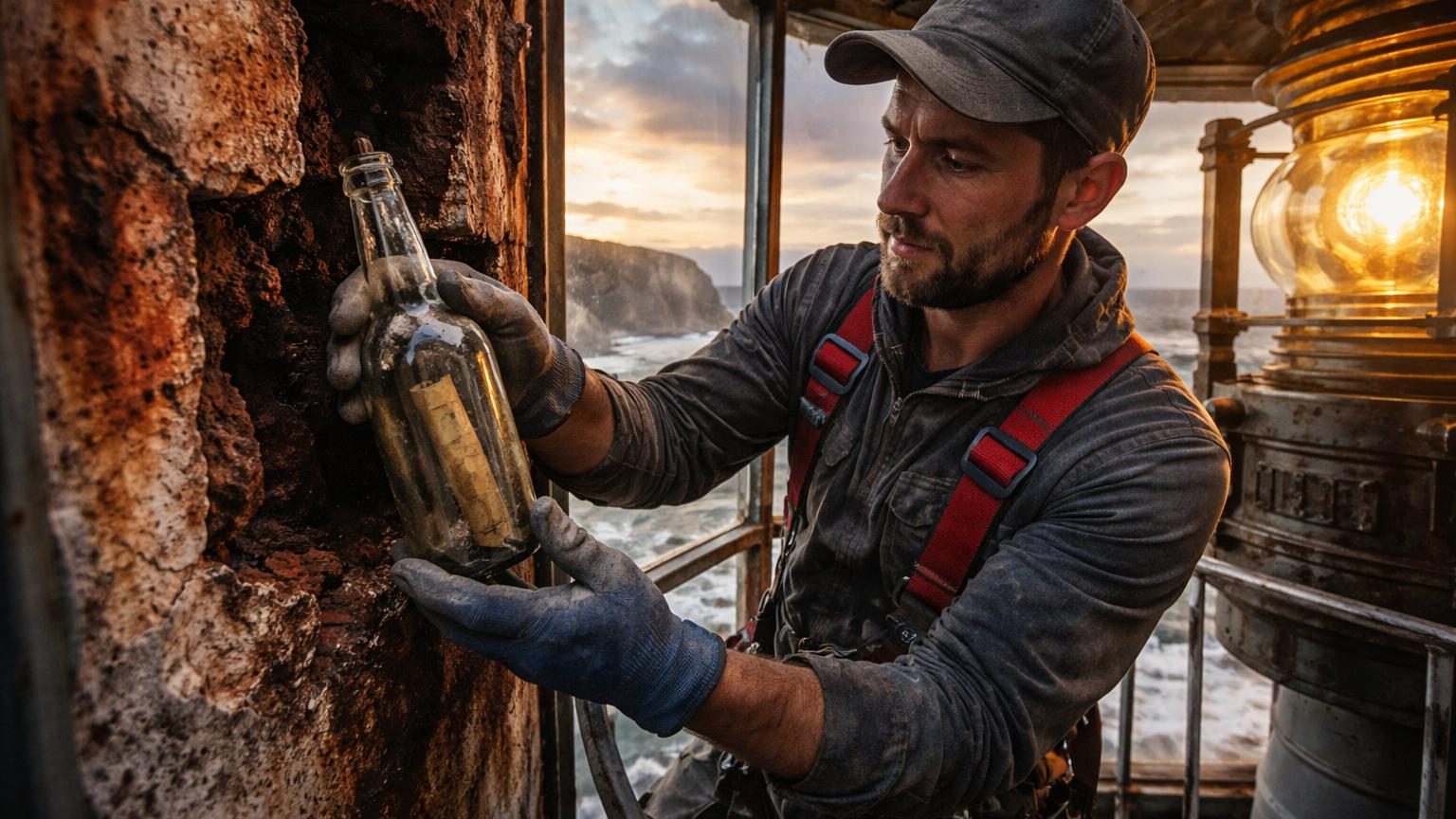 Un peintre rénove un phare en Tasmanie et trouve une bouteille cachée : le message date d&rsquo;il y a 122 ans
