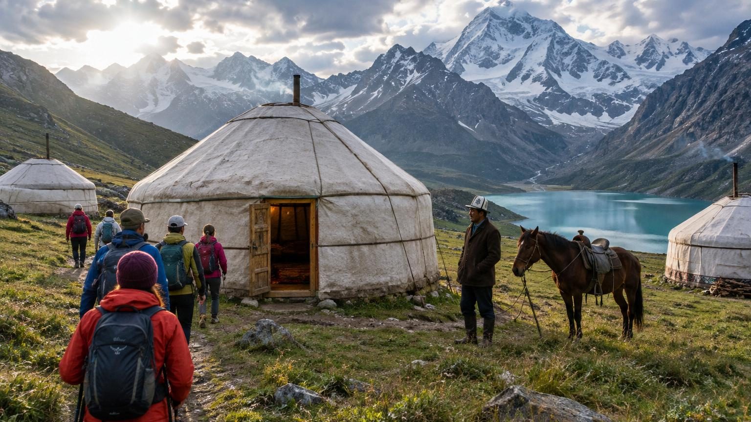 Un réseau de yourtes nomades ouvre les « Montagnes célestes » du Kirghizstan : ces sommets sauvages n'étaient réservés qu'aux randonneurs les plus aguerris