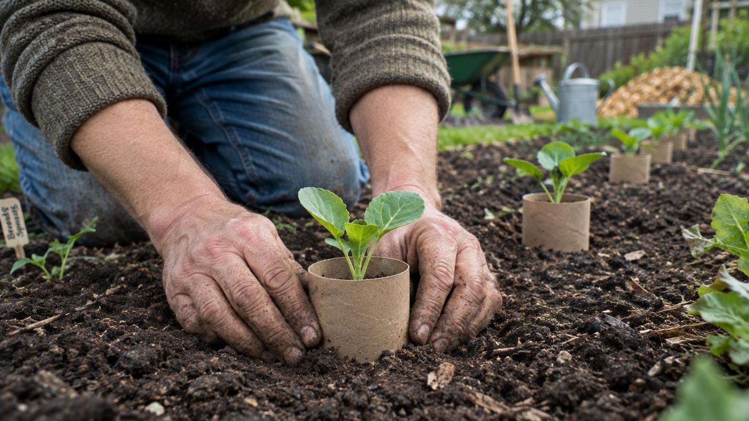 Un rouleau de papier toilette autour de chaque semis : voici pourquoi les jardiniers l'utilisent dès le printemps