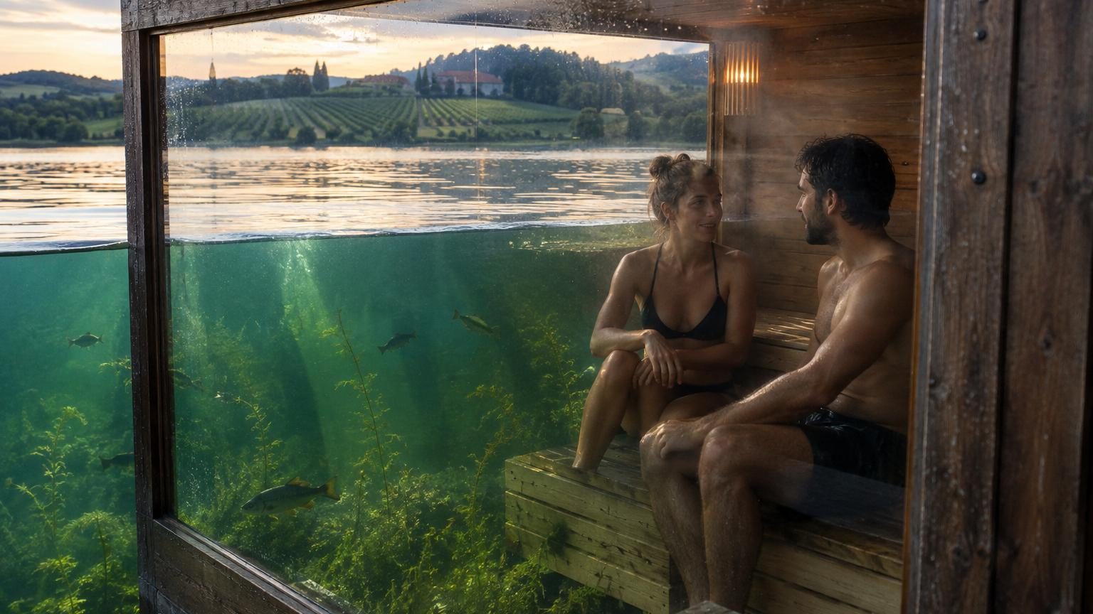 Un sauna sous l'eau et un vignoble : cet hôtel du sud de la Suède propose un spa comme nulle part ailleurs