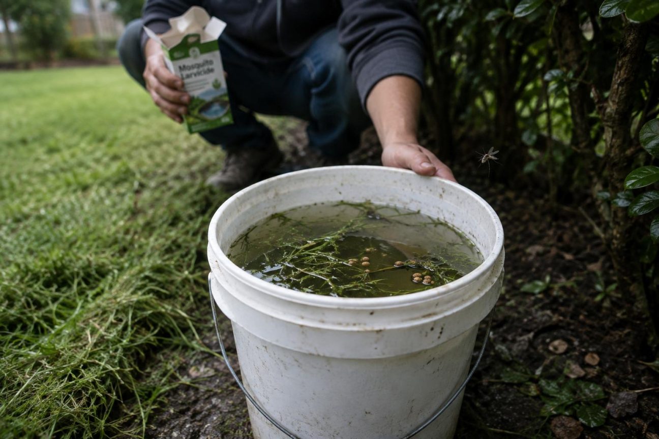 Un seau d'eau, de l'herbe coupée et un peu de patience : pourquoi ce piège à moustiques fait maison convainc les scientifiques