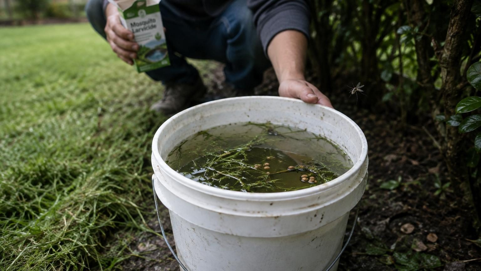 Un seau d'eau, de l'herbe coupée et un peu de patience : pourquoi ce piège à moustiques fait maison convainc les scientifiques