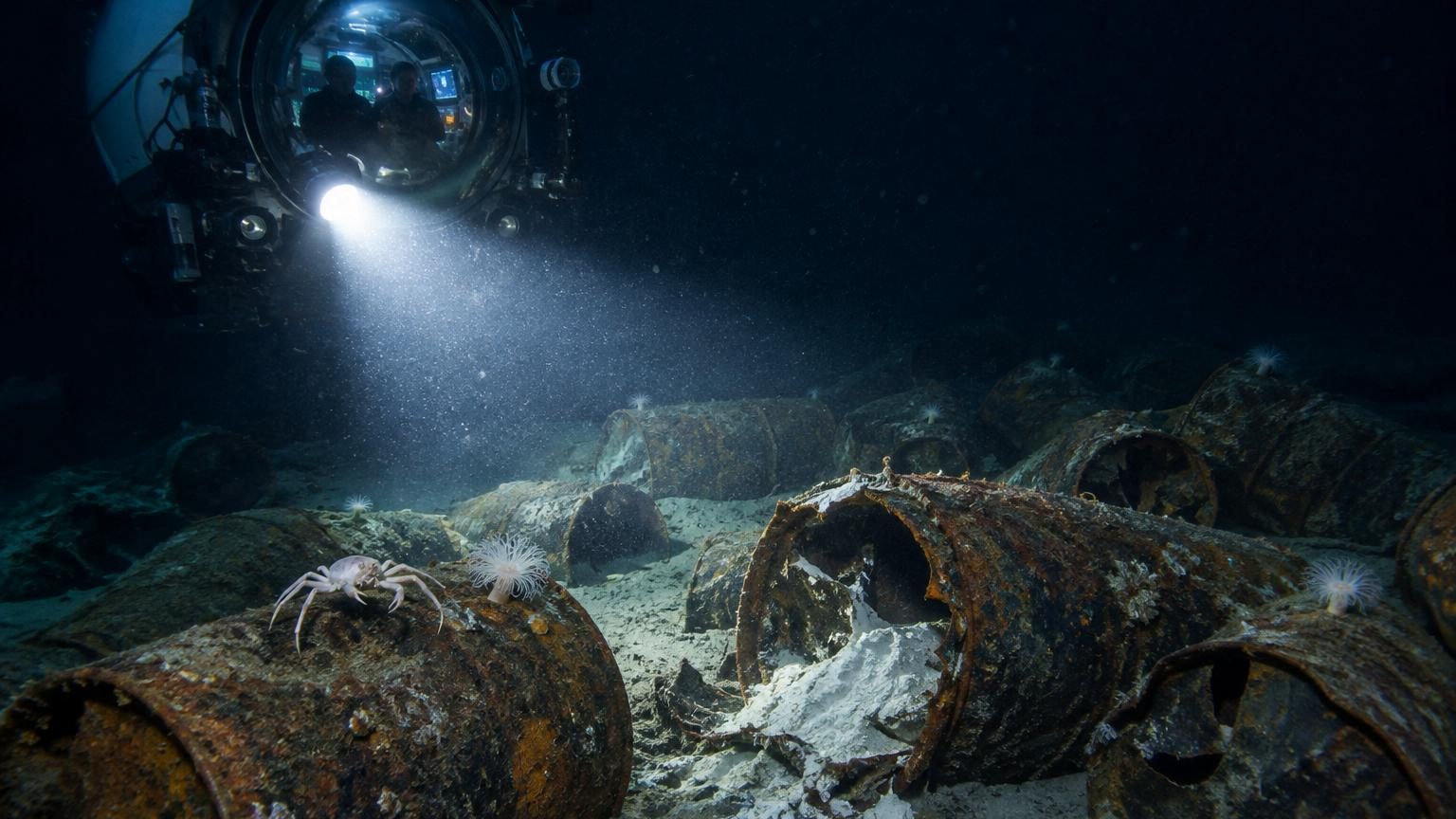 Un sous-marin plonge à 4 000 mètres dans l'Atlantique : il retrouve 200 000 fûts de déchets radioactifs oubliés depuis des décennies