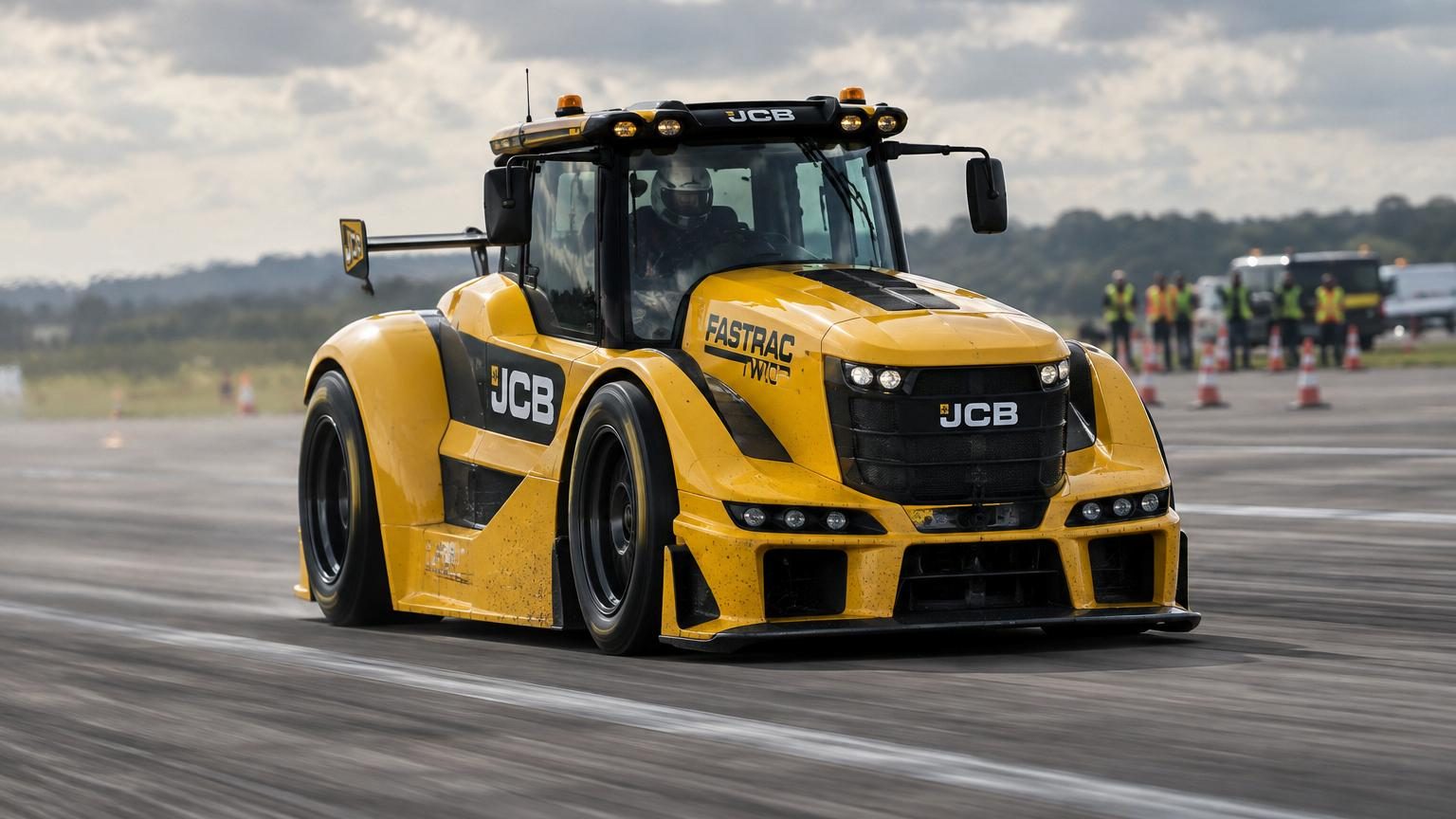 Un tracteur de plus de 1 000 chevaux atteint la vitesse d'une Ferrari : voici le JCB Fastrac Two, le plus rapide du monde