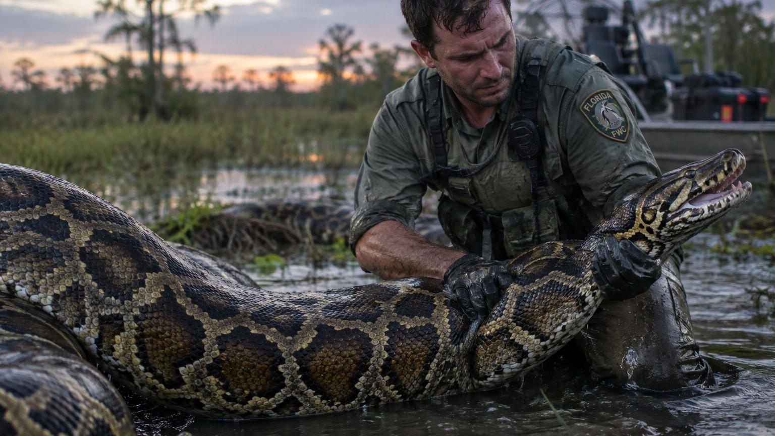 Une espèce de python invasive ne cesse de grandir en Floride : voici pourquoi les autorités s'inquiètent
