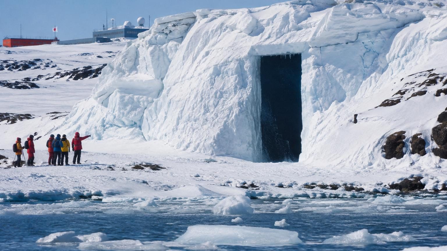 Une étrange « porte » repérée en Antarctique sur Google Maps : ce que les scientifiques y voient vraiment
