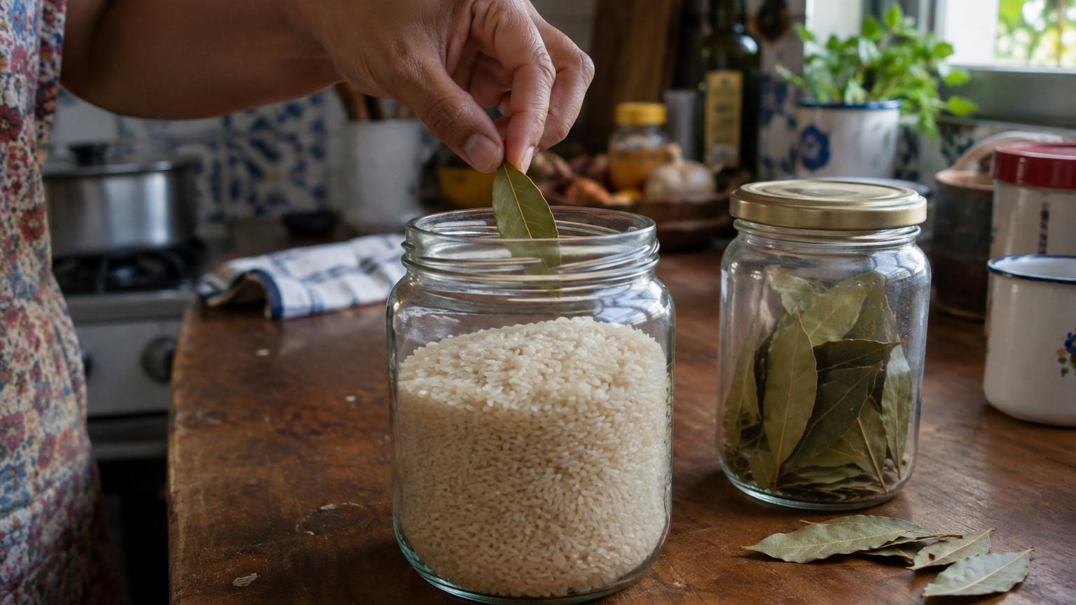Une feuille de laurier dans le riz : à quoi ça sert vraiment et pourquoi tant de gens continuent de le faire