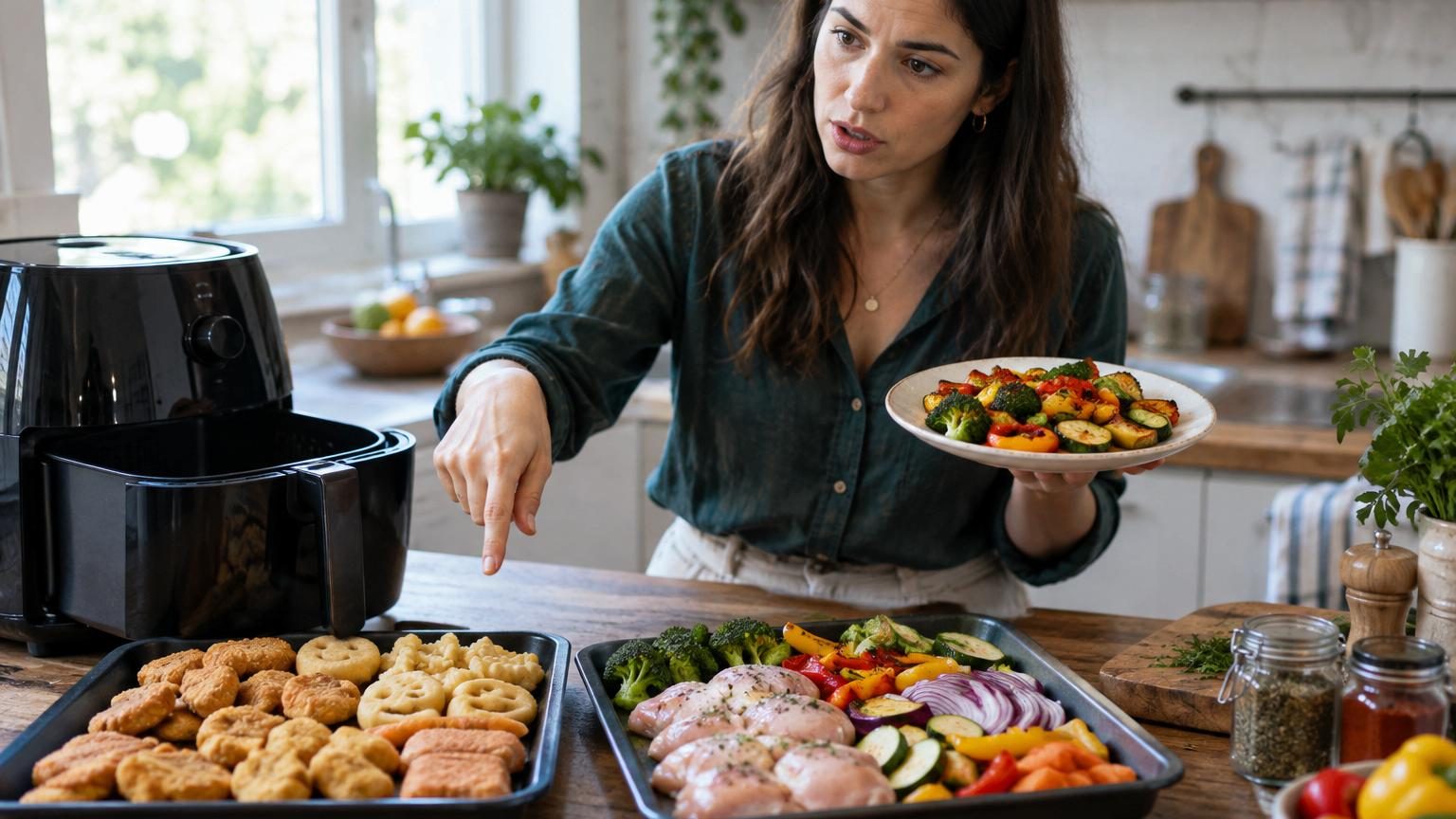 Une nutritionniste met fin au mythe de l&rsquo;air fryer : ce n&rsquo;est pas l&rsquo;appareil qui rend vos plats plus sains