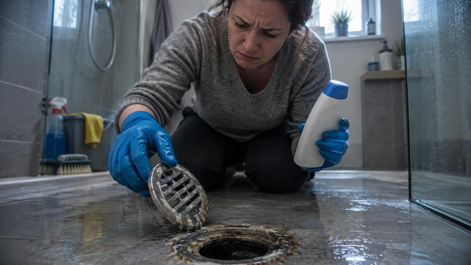 Une odeur d'œuf pourri monte de la douche : ce n'est pas le siphon, voici le vrai coupable et comment l'éviter