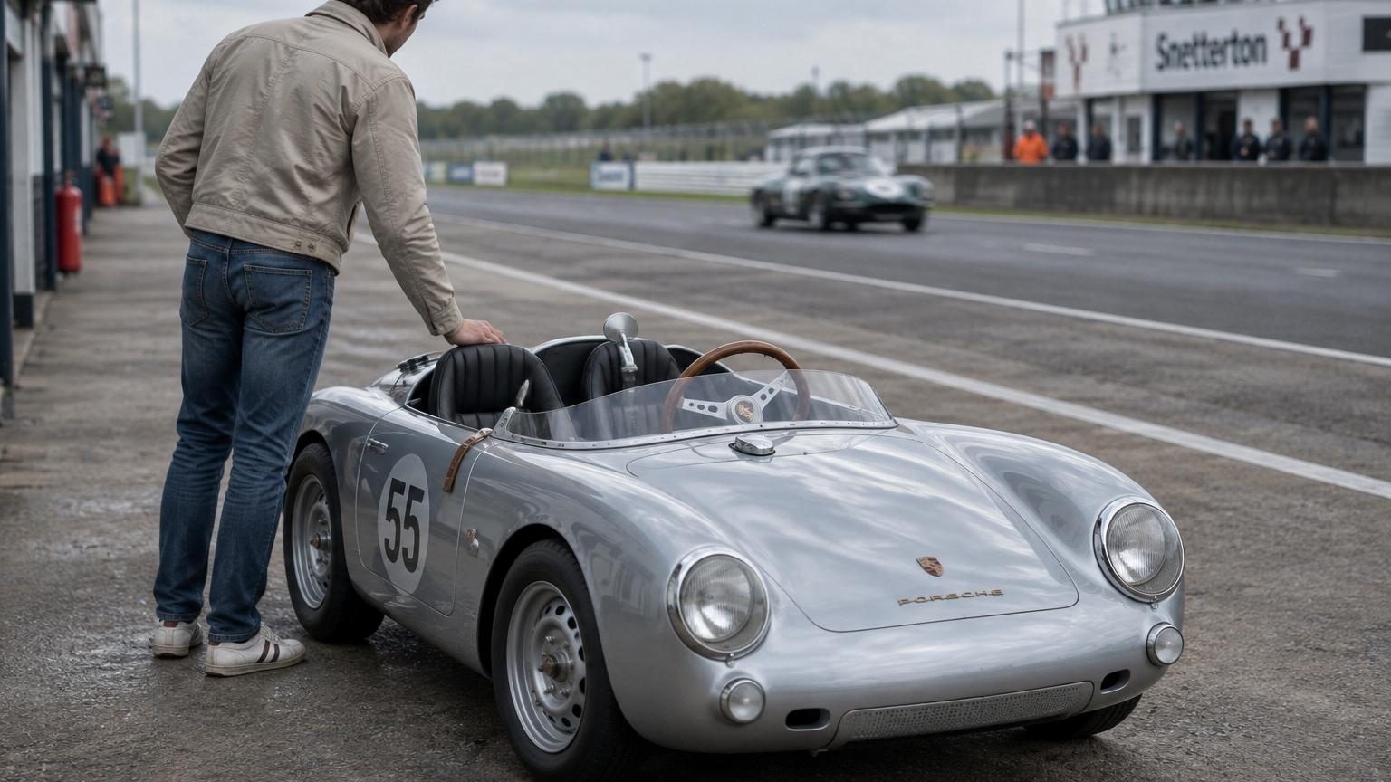 Une Porsche 550 Spyder réduite à 80 % de sa taille : la réplique qui fait revivre la légende de James Dean