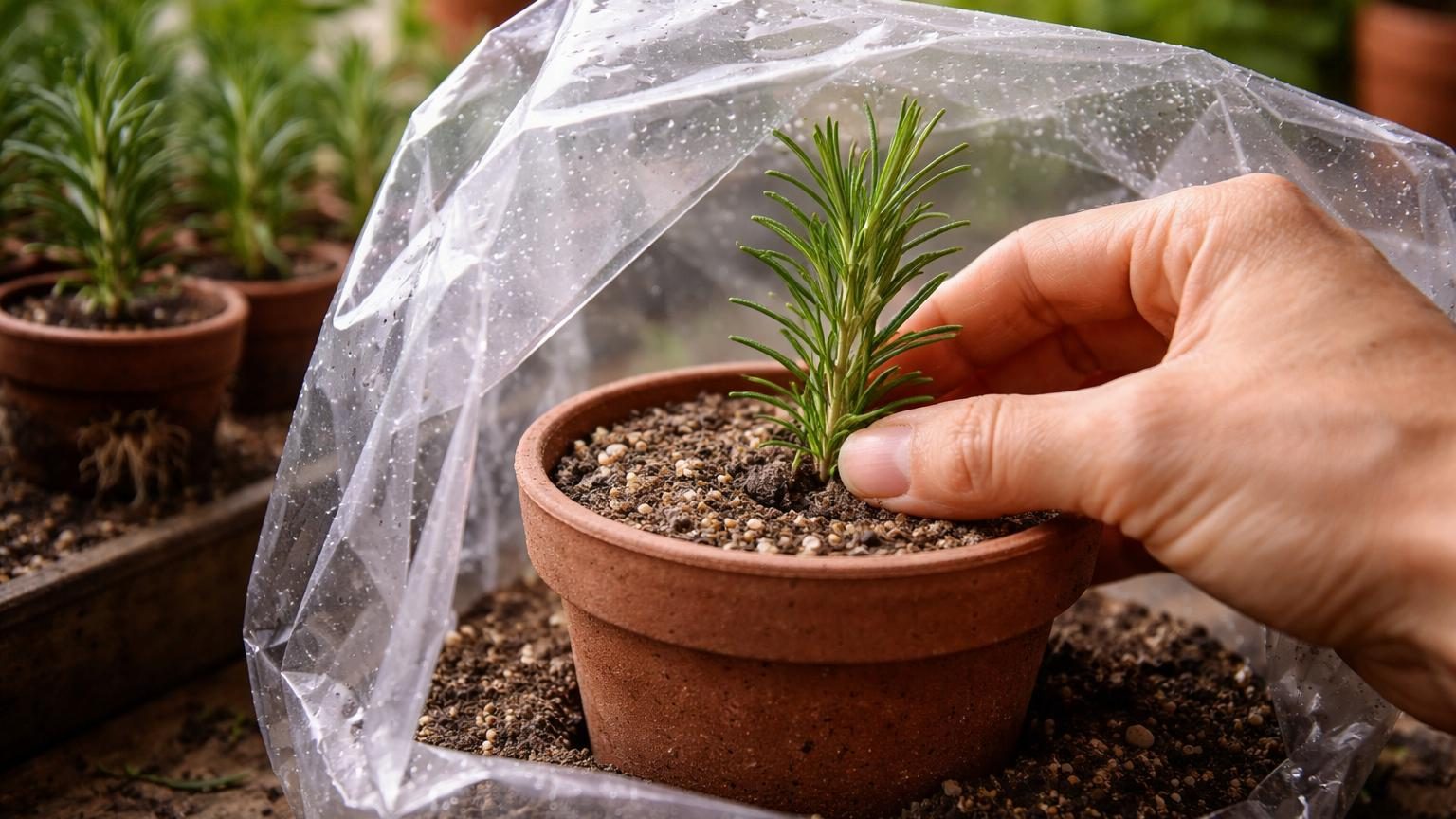 Une simple branche de romarin devient un nouveau plant : la méthode maison pour qu&rsquo;elle prenne racine en 30 jours