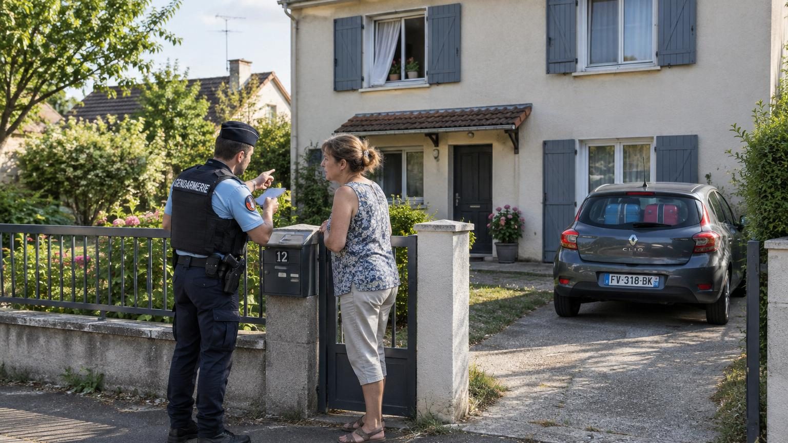 Valise entrouverte avec vêtements et passeports sur un lit, symbolisant les préparatifs de vacances et la question de la sécurisation du domicile.