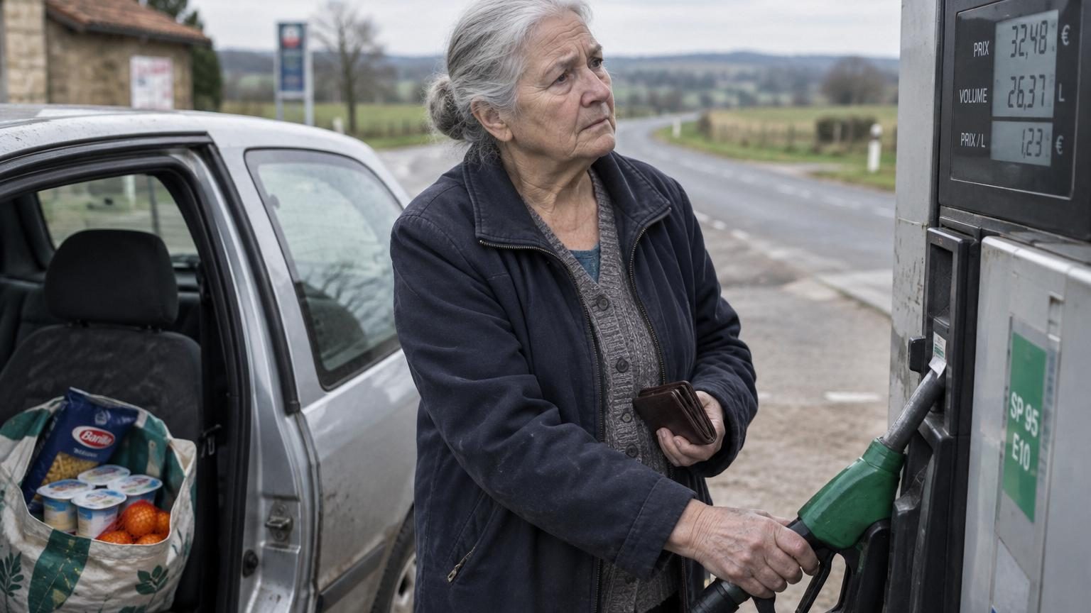 Veuve depuis 5 ans, Elaine, 77 ans, dépense 58 euros d&rsquo;essence par semaine : plus que son budget alimentaire