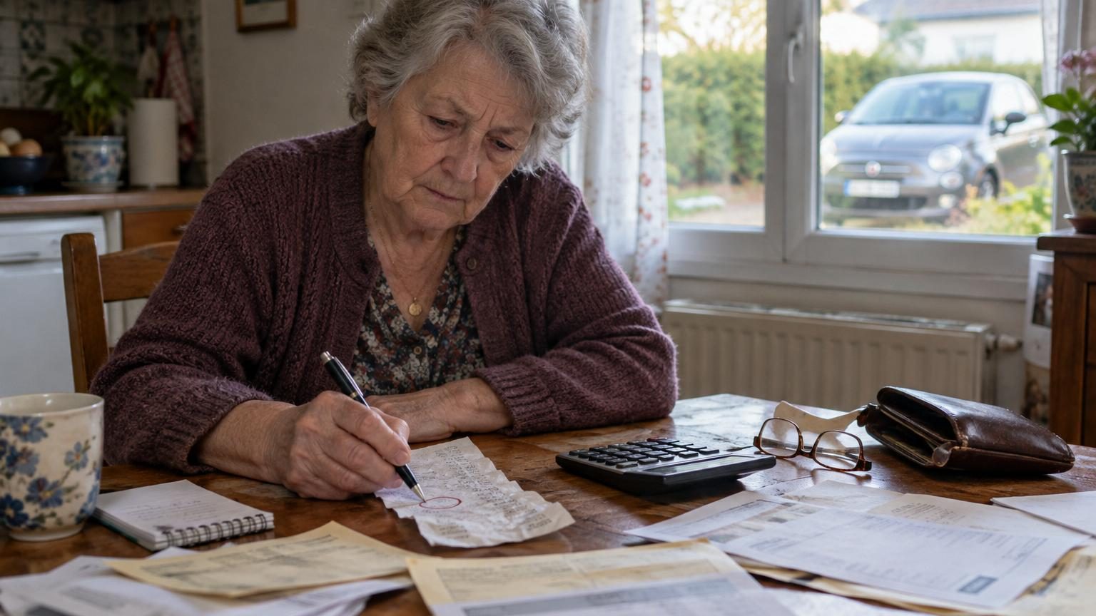 Veuve depuis cinq ans, Elaine fait ses comptes à 77 ans : l&rsquo;essence de sa voiture absorbe désormais une part inattendue de son budget