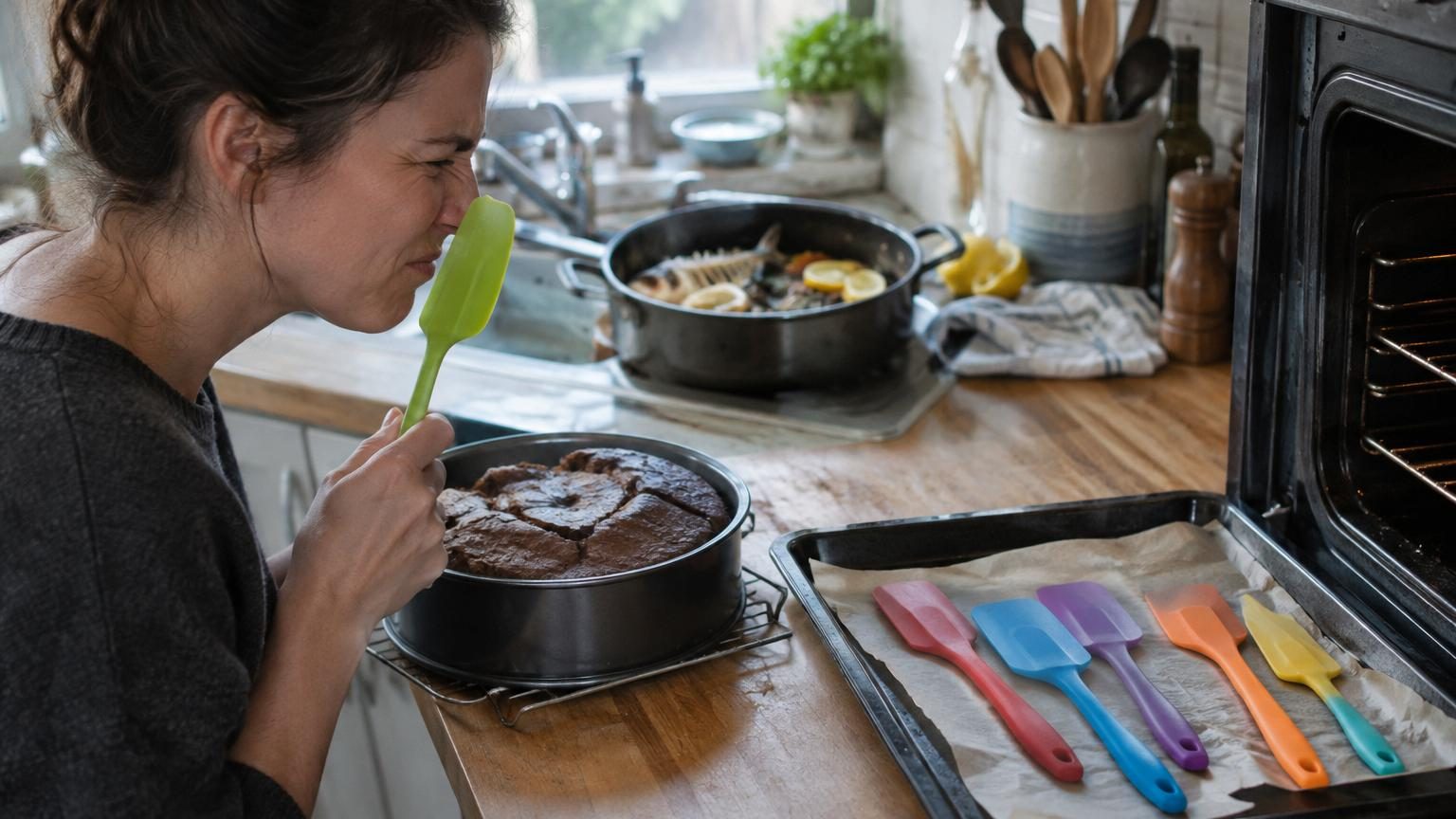 Vos spatules en silicone sentent le poisson jusque dans le gâteau : l'astuce infaillible pour éliminer l'odeur pour de bon