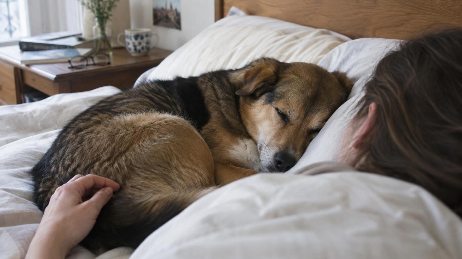 Votre chien dort sur votre oreiller : ce que ce comportement signifie vraiment, selon un vétérinaire