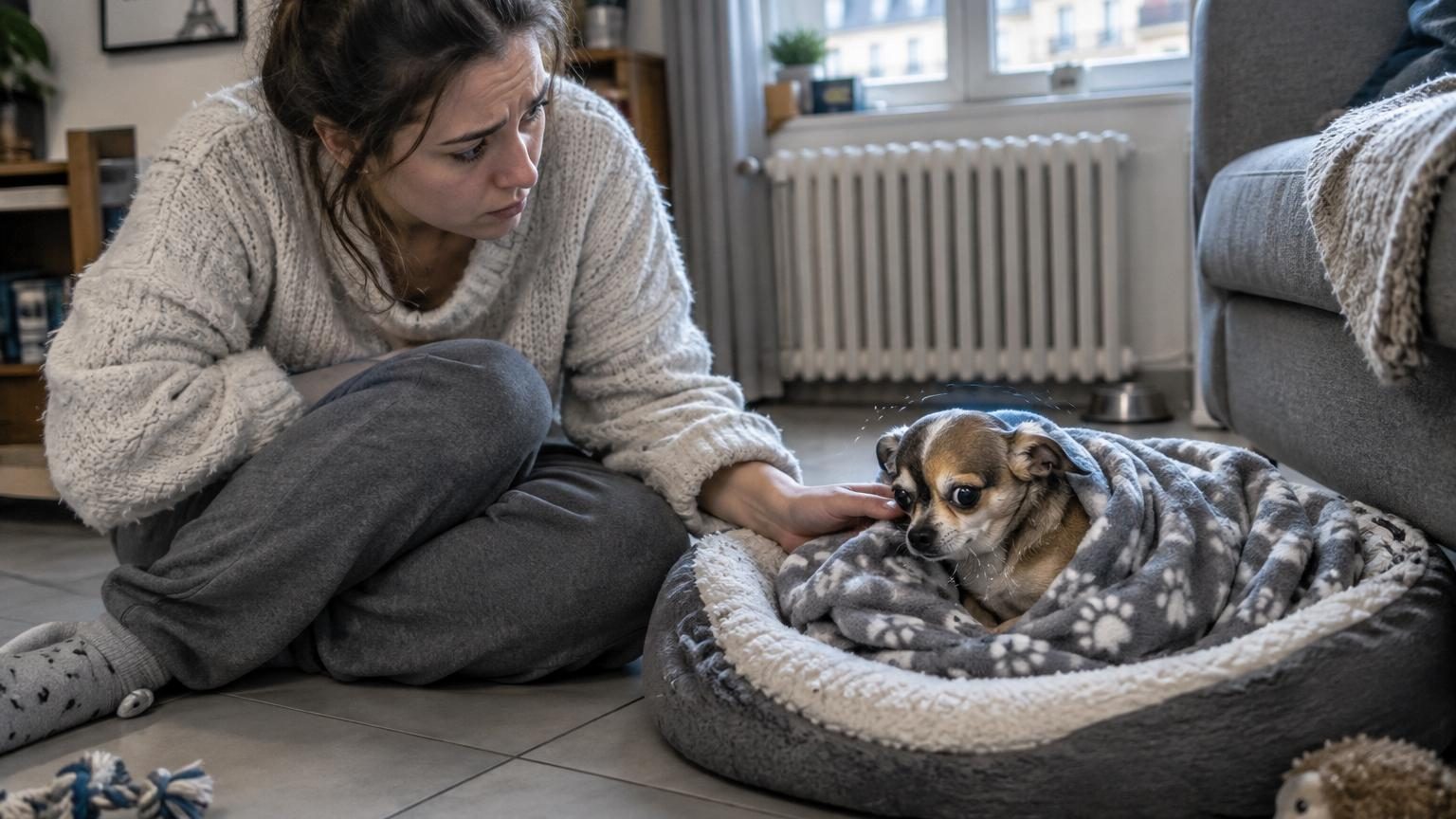 Votre petit chien tremble sans arrêt : ce n'est pas seulement à cause du froid, voici ce que cela cache